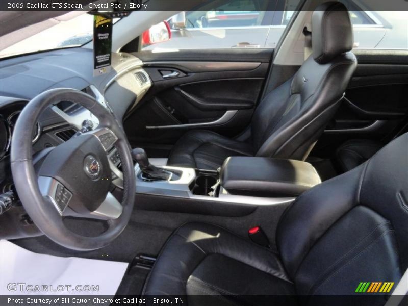 Crystal Red / Ebony 2009 Cadillac CTS Sedan