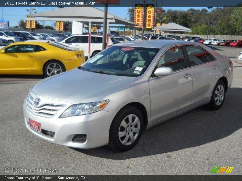 Classic Silver Metallic / Ash 2011 Toyota Camry LE