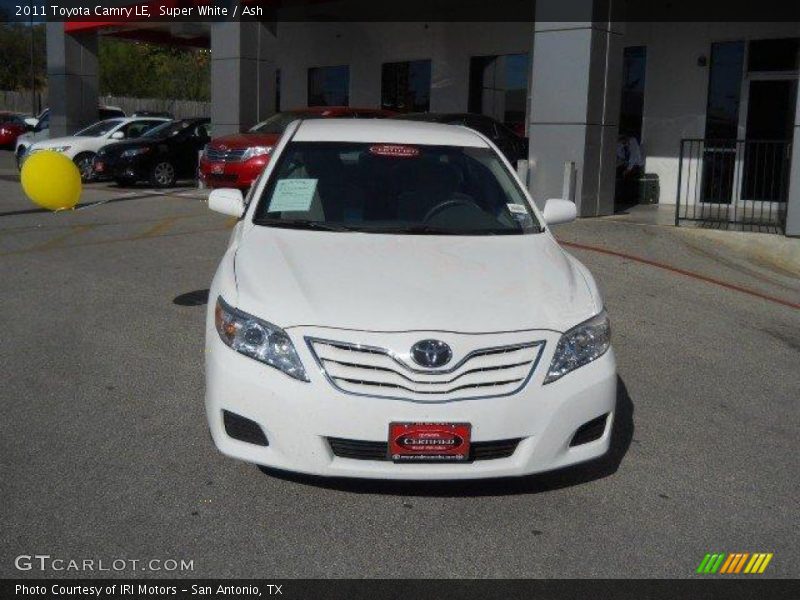 Super White / Ash 2011 Toyota Camry LE