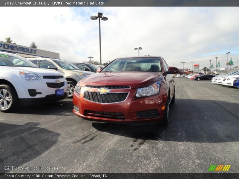 Crystal Red Metallic / Jet Black 2012 Chevrolet Cruze LT