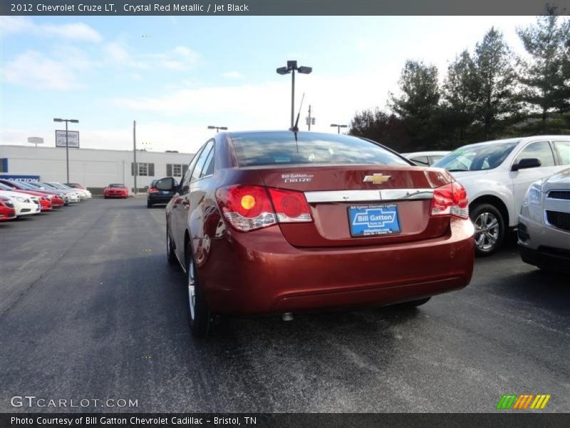 Crystal Red Metallic / Jet Black 2012 Chevrolet Cruze LT
