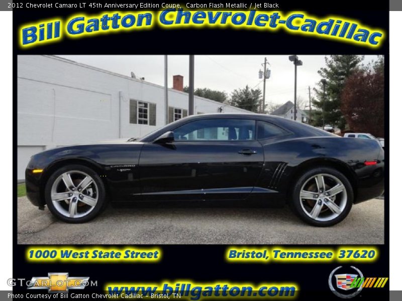 Carbon Flash Metallic / Jet Black 2012 Chevrolet Camaro LT 45th Anniversary Edition Coupe