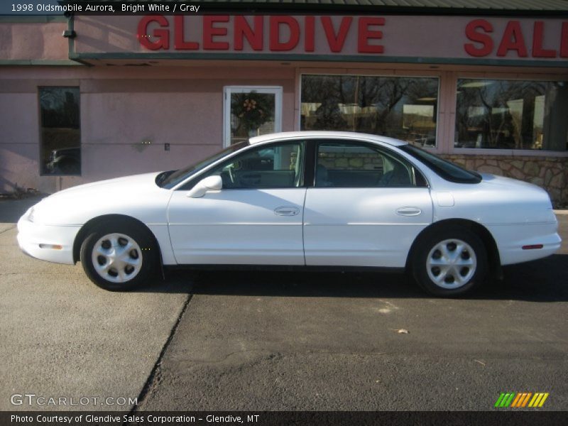 Bright White / Gray 1998 Oldsmobile Aurora