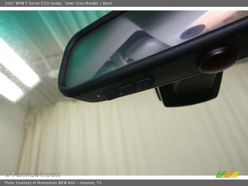 Silver Grey Metallic / Black 2007 BMW 5 Series 530i Sedan