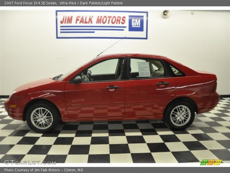 Infra-Red / Dark Pebble/Light Pebble 2007 Ford Focus ZX4 SE Sedan