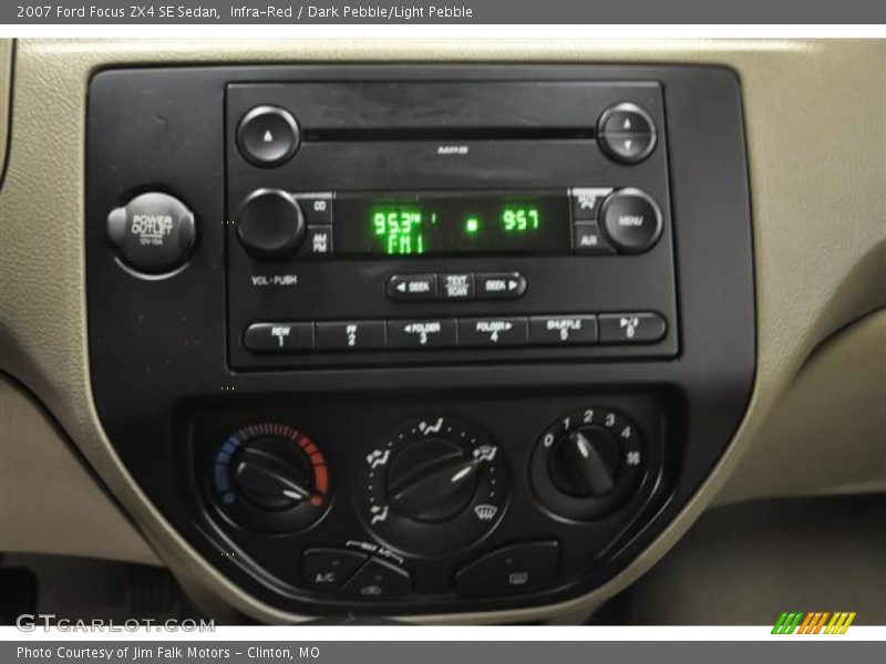 Infra-Red / Dark Pebble/Light Pebble 2007 Ford Focus ZX4 SE Sedan