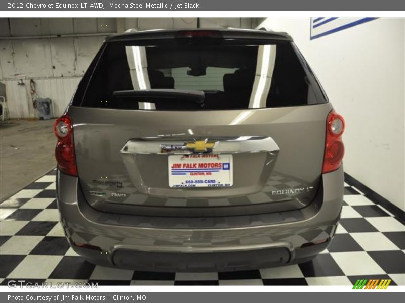 Mocha Steel Metallic / Jet Black 2012 Chevrolet Equinox LT AWD
