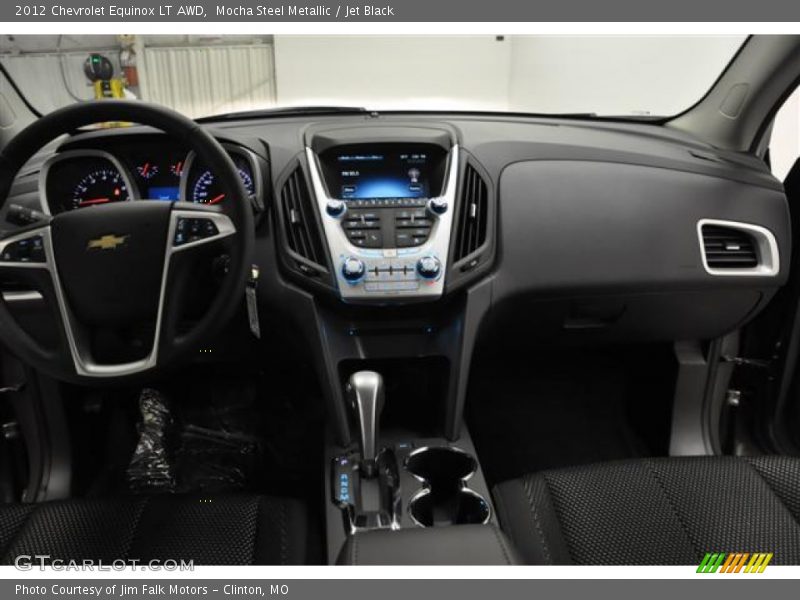 Mocha Steel Metallic / Jet Black 2012 Chevrolet Equinox LT AWD