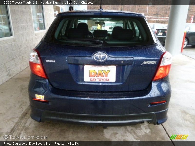 Nautical Blue Metallic / Dark Charcoal 2009 Toyota Matrix 1.8