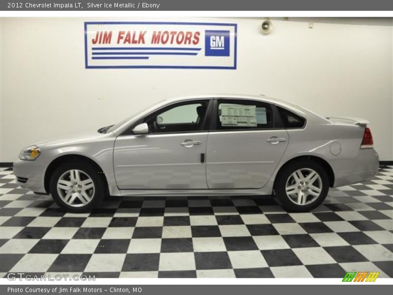 Silver Ice Metallic / Ebony 2012 Chevrolet Impala LT