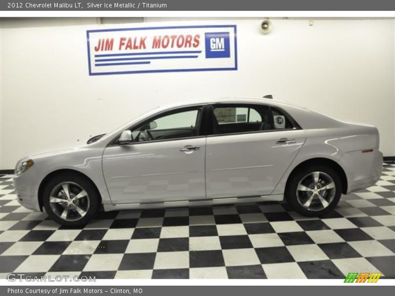 Silver Ice Metallic / Titanium 2012 Chevrolet Malibu LT