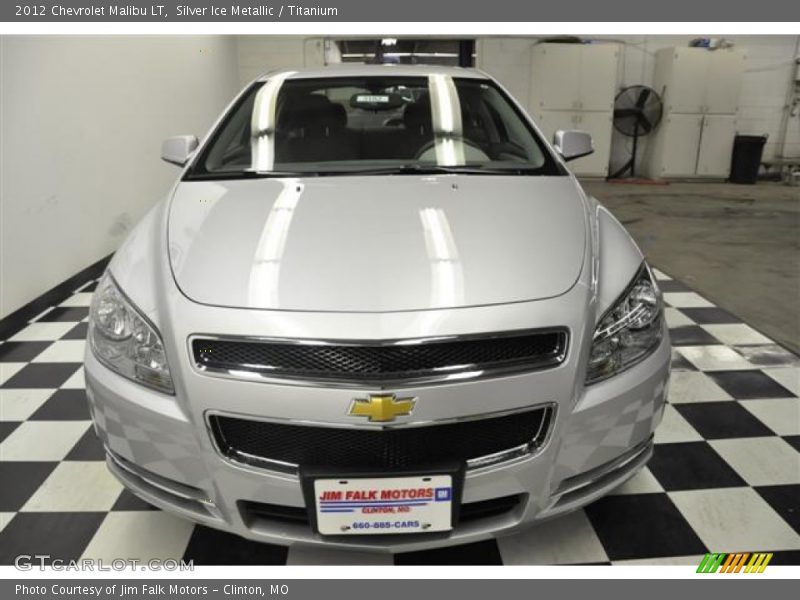 Silver Ice Metallic / Titanium 2012 Chevrolet Malibu LT