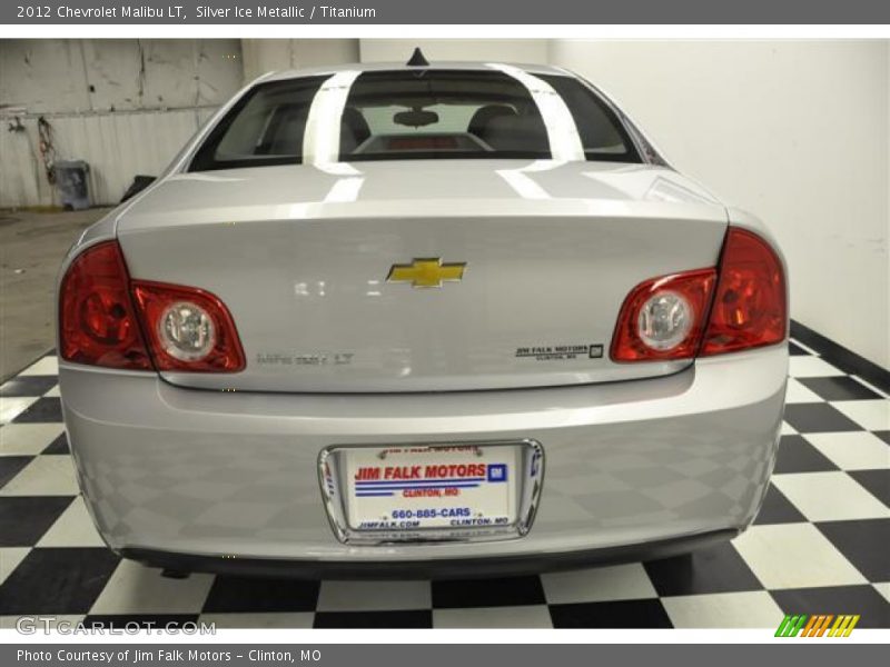 Silver Ice Metallic / Titanium 2012 Chevrolet Malibu LT