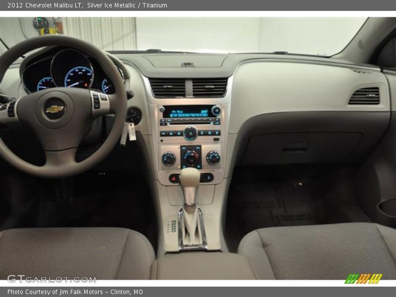 Silver Ice Metallic / Titanium 2012 Chevrolet Malibu LT