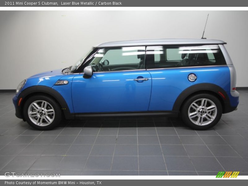 Laser Blue Metallic / Carbon Black 2011 Mini Cooper S Clubman