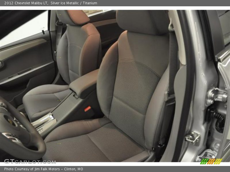 Silver Ice Metallic / Titanium 2012 Chevrolet Malibu LT