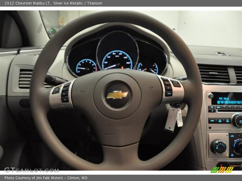 Silver Ice Metallic / Titanium 2012 Chevrolet Malibu LT