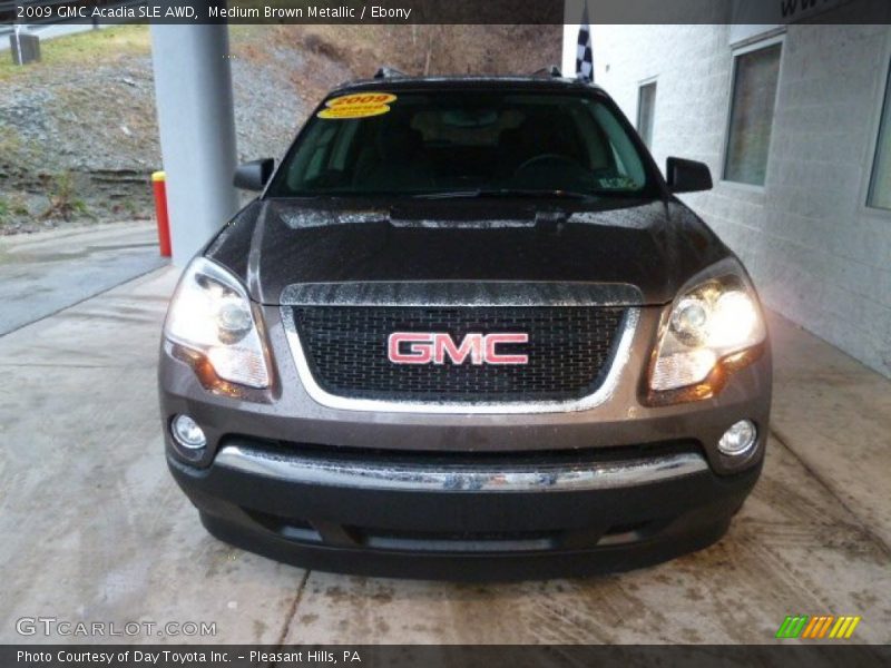 Medium Brown Metallic / Ebony 2009 GMC Acadia SLE AWD