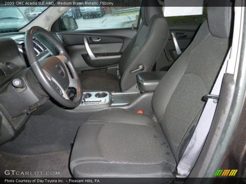 Medium Brown Metallic / Ebony 2009 GMC Acadia SLE AWD
