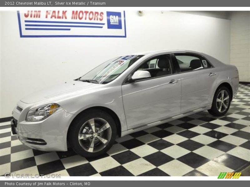 Silver Ice Metallic / Titanium 2012 Chevrolet Malibu LT