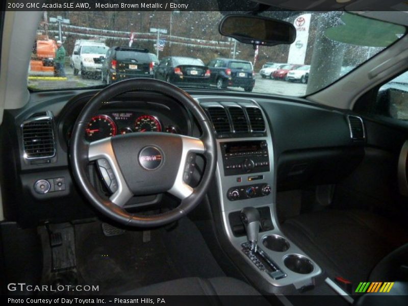 Medium Brown Metallic / Ebony 2009 GMC Acadia SLE AWD