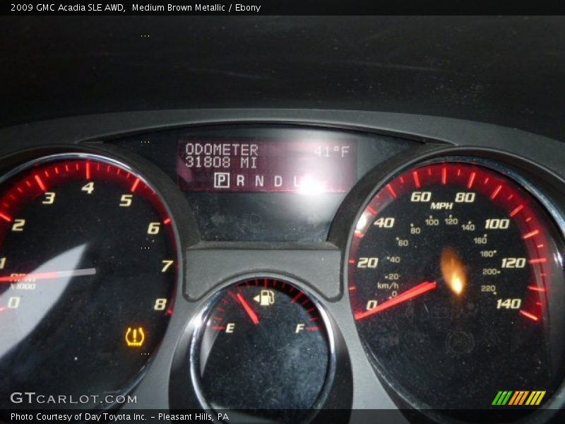 Medium Brown Metallic / Ebony 2009 GMC Acadia SLE AWD