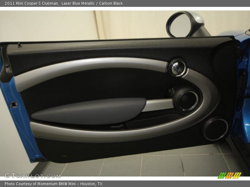 Laser Blue Metallic / Carbon Black 2011 Mini Cooper S Clubman