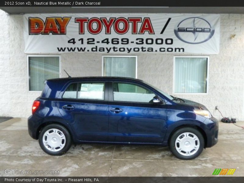 Nautical Blue Metallic / Dark Charcoal 2012 Scion xD