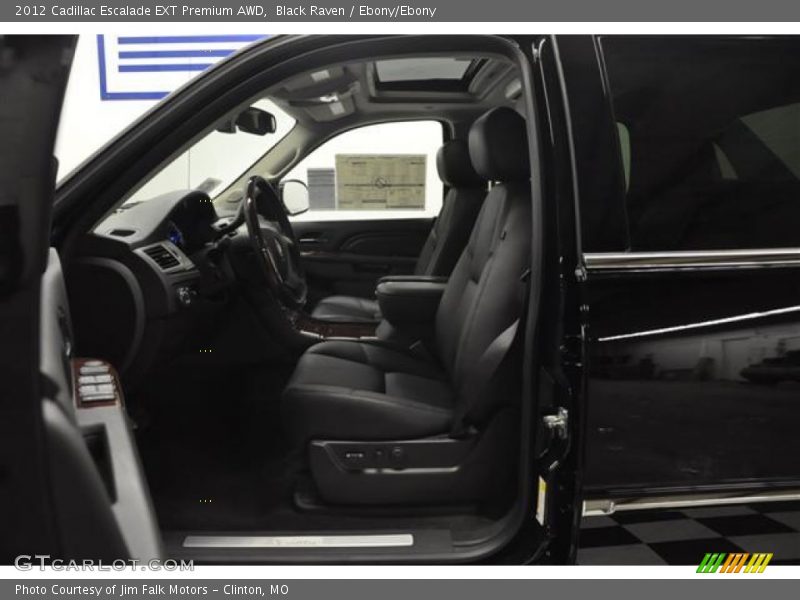 Black Raven / Ebony/Ebony 2012 Cadillac Escalade EXT Premium AWD