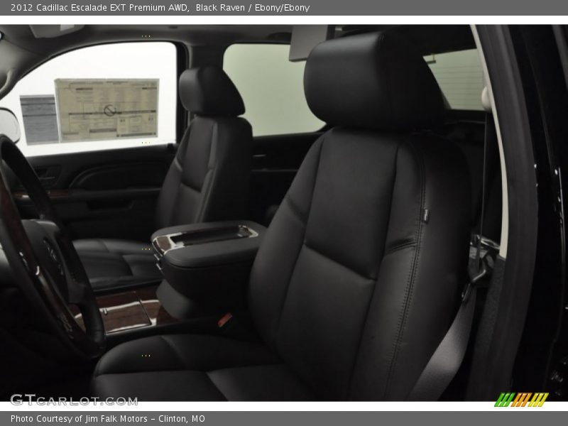 Black Raven / Ebony/Ebony 2012 Cadillac Escalade EXT Premium AWD