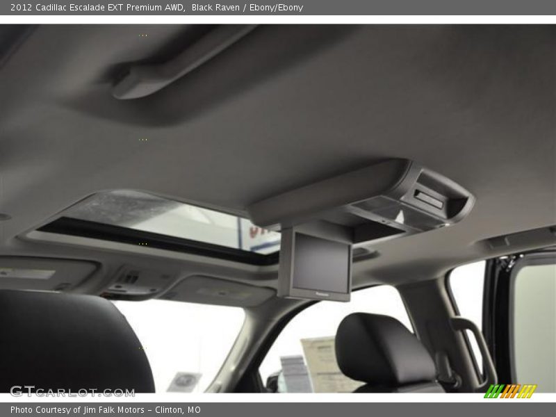 Black Raven / Ebony/Ebony 2012 Cadillac Escalade EXT Premium AWD
