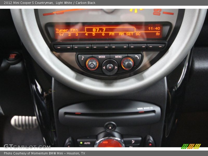Light White / Carbon Black 2012 Mini Cooper S Countryman