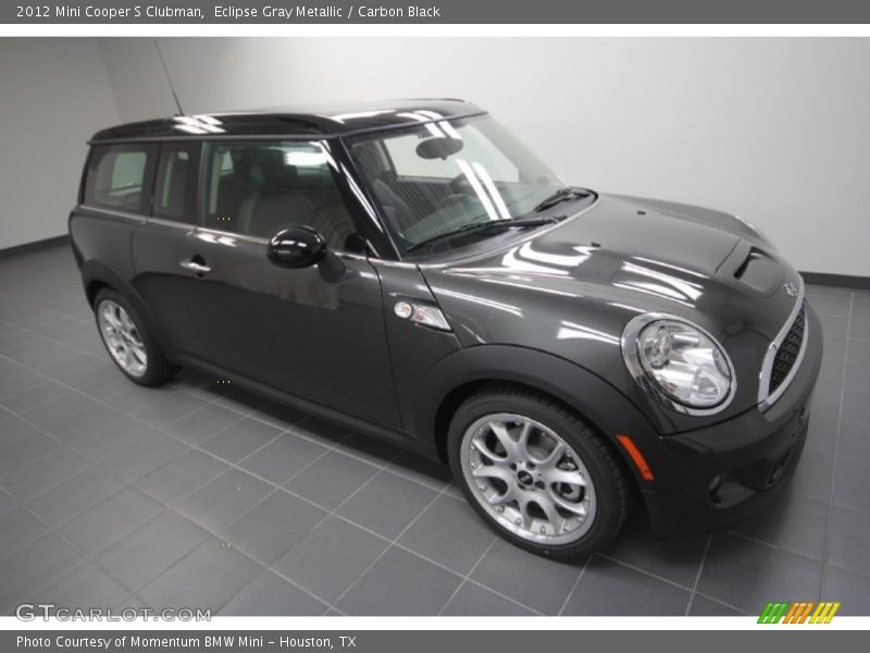Eclipse Gray Metallic / Carbon Black 2012 Mini Cooper S Clubman