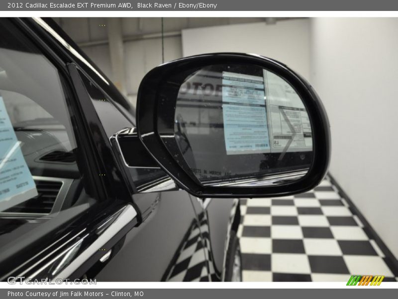 Black Raven / Ebony/Ebony 2012 Cadillac Escalade EXT Premium AWD