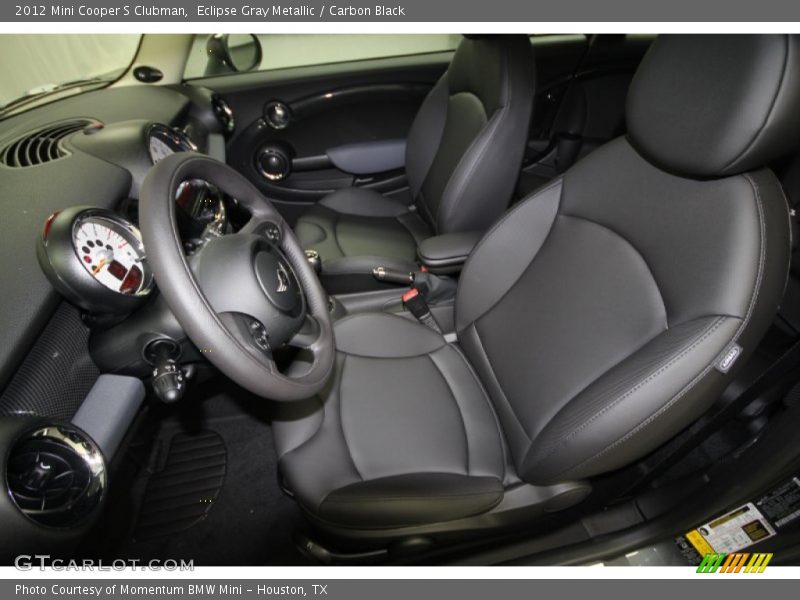 Eclipse Gray Metallic / Carbon Black 2012 Mini Cooper S Clubman