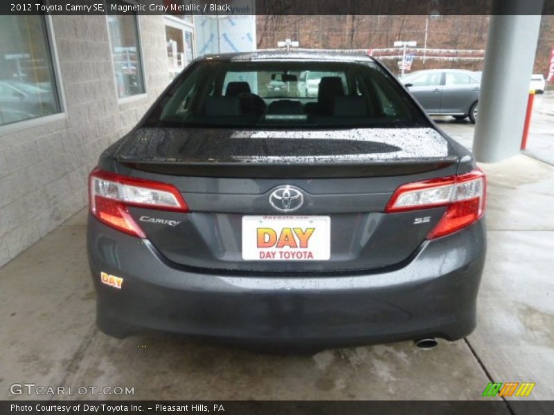 Magnetic Gray Metallic / Black 2012 Toyota Camry SE