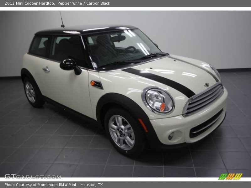 Pepper White / Carbon Black 2012 Mini Cooper Hardtop