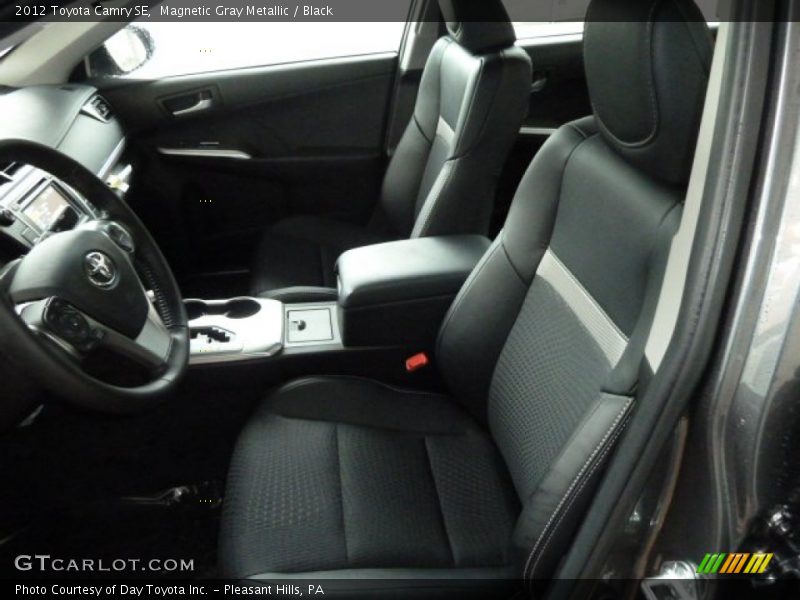 Magnetic Gray Metallic / Black 2012 Toyota Camry SE