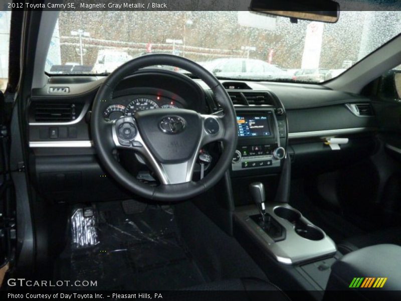Magnetic Gray Metallic / Black 2012 Toyota Camry SE