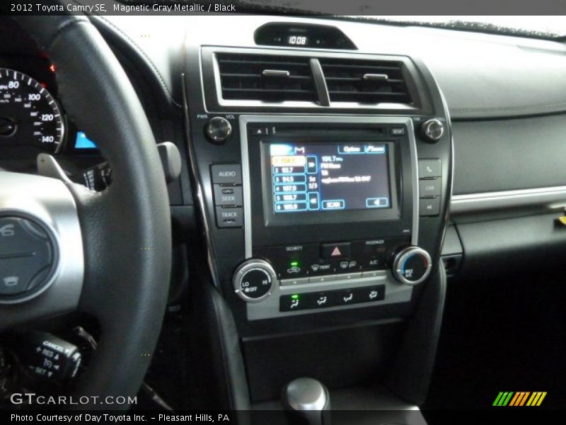 Magnetic Gray Metallic / Black 2012 Toyota Camry SE