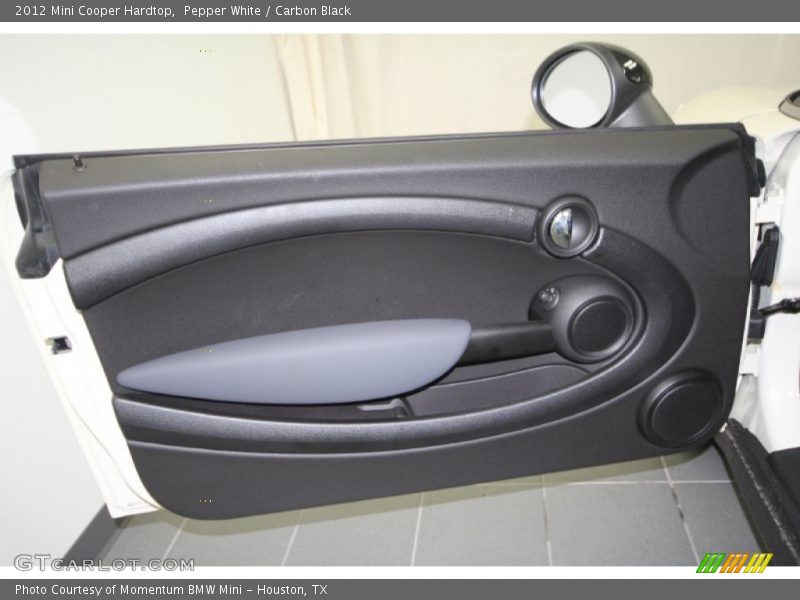 Pepper White / Carbon Black 2012 Mini Cooper Hardtop