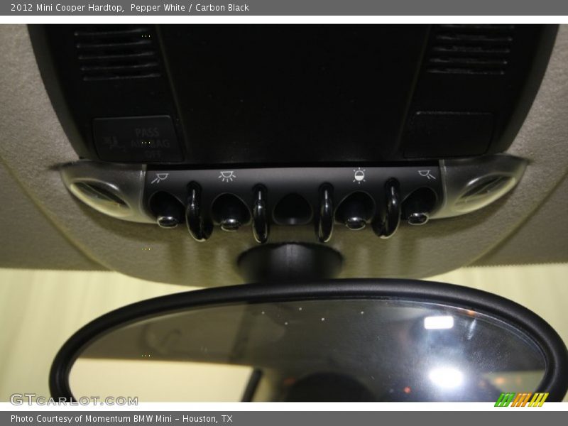 Pepper White / Carbon Black 2012 Mini Cooper Hardtop