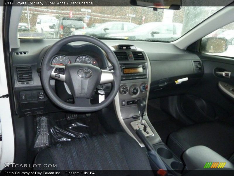  2012 Corolla S Dark Charcoal Interior