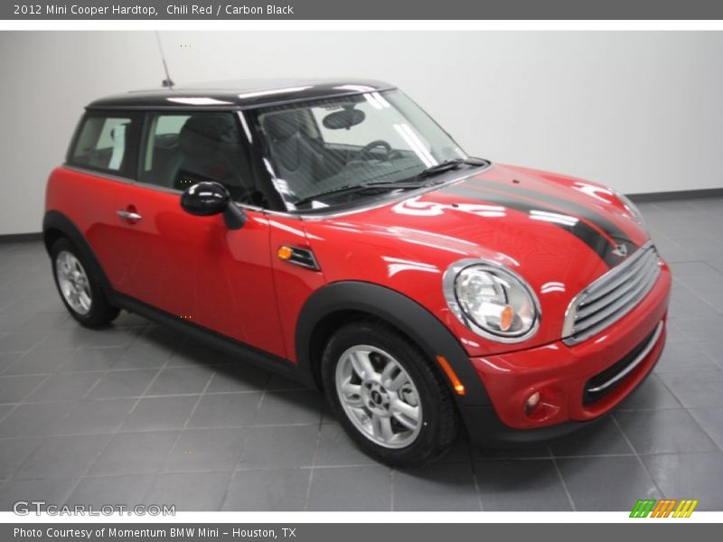 Chili Red / Carbon Black 2012 Mini Cooper Hardtop