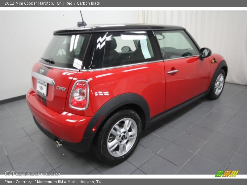 Chili Red / Carbon Black 2012 Mini Cooper Hardtop