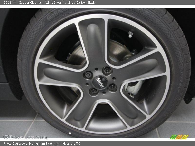 White Silver Metallic / Carbon Black 2012 Mini Cooper Clubman
