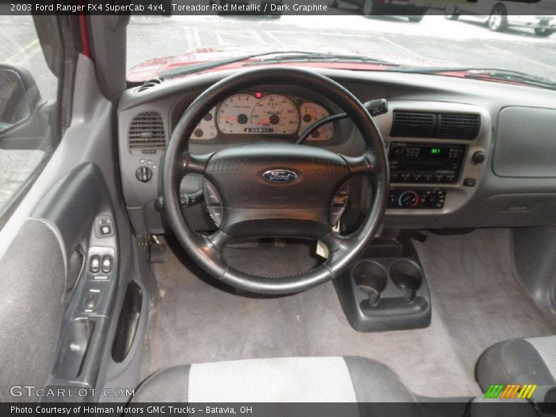 Toreador Red Metallic / Dark Graphite 2003 Ford Ranger FX4 SuperCab 4x4