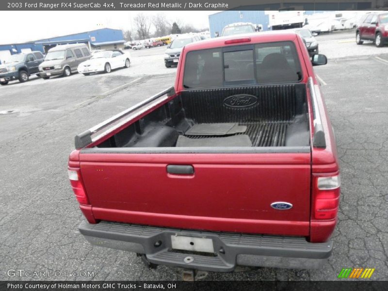 Toreador Red Metallic / Dark Graphite 2003 Ford Ranger FX4 SuperCab 4x4