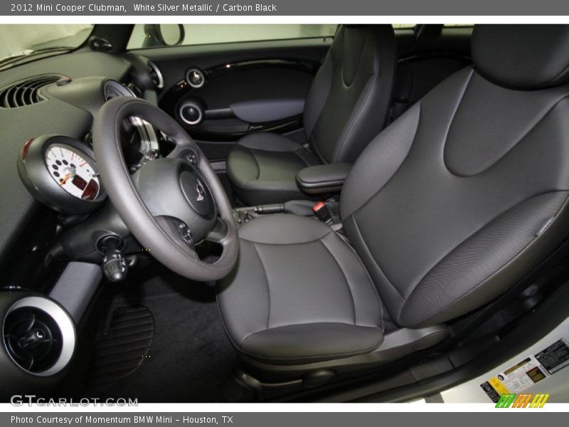 White Silver Metallic / Carbon Black 2012 Mini Cooper Clubman