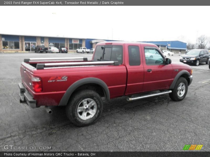 Toreador Red Metallic / Dark Graphite 2003 Ford Ranger FX4 SuperCab 4x4